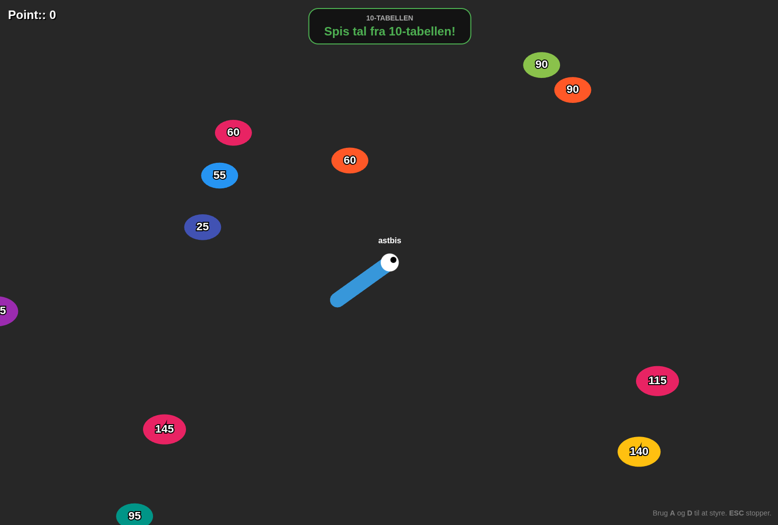 EduSnake – singleplayer